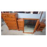 Kling Furniture Solid Maple Bedroom Set