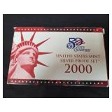 2000 United States Mint Silver Proof Set