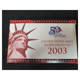 2003 United States Mint Silver Proof Set