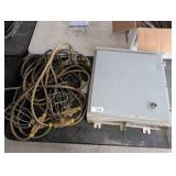 Metal Electrical Box With Cage Work Lights