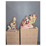 Peanuts Nativity and Christmas Sleigh Figures