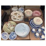 Set of Fine China Dinnerware Pieces