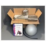 Workout Ball With DVD and Light Fixture