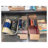 Large Book Collection Featuring History Themes