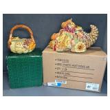 Fitz and Floyd Harvest Ceramic Pieces