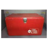 Red Coca-Cola Cooler by Progress Refrigerator Co.