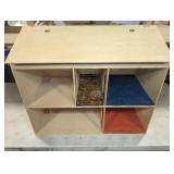 Wooden Dollhouse with Carpeted Interiors