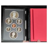 1983 Canadian Proof Set with Seven Coins