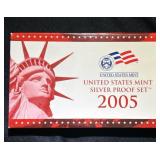 2005-S US Mint Silver Proof Set with Box