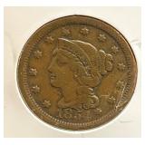 1854 US Large Cent