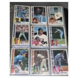1984 TOPPS BASEBALL CARDS 133 CARDS TOTAL