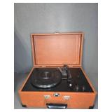 Portable Vintage-Style Record Player Case