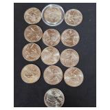 13 United States Quarters