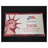 2008 United States Mint Silver Proof Set