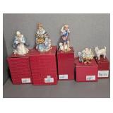 5 Fitz and Floyd Nativity Figurines