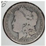 1881-O Morgan Silver Dollar