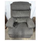 La-Z-Boy Gray Power Recliner With Headrest