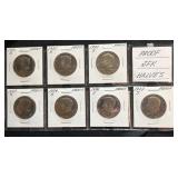7 Proof Kennedy Half-Dollars (1972-1977)