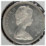 1966 Canadian Silver Dollar Coin
