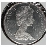 1965 Canadian Silver Dollar Coin