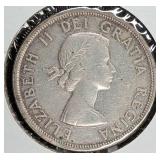 1963 Canadian Silver Dollar Coin