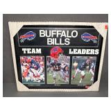 Buffalo Bills Team Leaders Framed Display