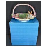 Fitz and Floyd Halcyon Basket with Rabbit