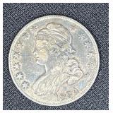 1834 Bust Silver Half Dollar Coin