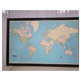 LARGE Mercator Projection World Map