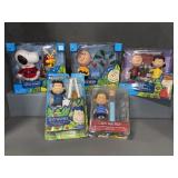 Peanuts Collectible Figures Lot of Five