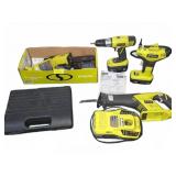 Ryobi 18V Tool Set with Drill and Accessories