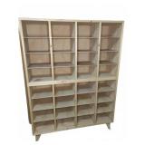 Two Piece Cubby Organizer Shelf Unit