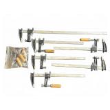6 Bar Clamps, Varying Sizes