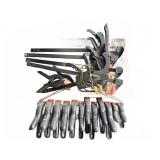 Plastic and Metal Clamps Lot