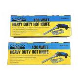 Chicago Electric 130W Heavy Duty Hot Knife Set