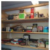 Contents of 2 Shop Cabinets - Tools & Supplies
