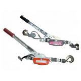 (2) Hand Cable Puller Winches
