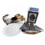 Mixed Pottery, Dï¿½cor, and Art Lot