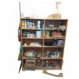 Contents of shop shelving, buyer removal