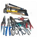 Hand Tool Lot with Hex Key Set
