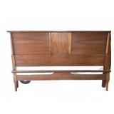 Wooden Bed Frame with Headboard and Footboard