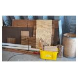 Wood Panels and Scrap Lot