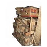 Scrap Wood in Building Corner