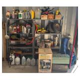 Garage Storage Lot with Shelves Included