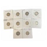 10 Mercury Dimes