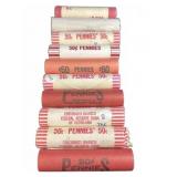 10 Rolls US Pennies