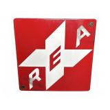 12'x12' Enamel REA Sign