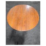 42' Diameter Round Wooden Table
