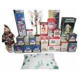 Holiday Snowman Decor and Village Sets