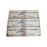 Little Giant Fruit Jar Opener Boxes by Hazard & Co